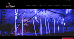Desktop Screenshot of circoshow.com.br